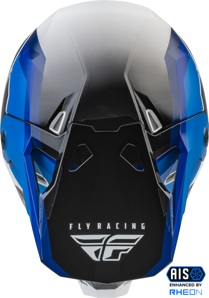 FLY RACING FORMULA CP RUSH HELMET BLACK/BLUE/WHITE