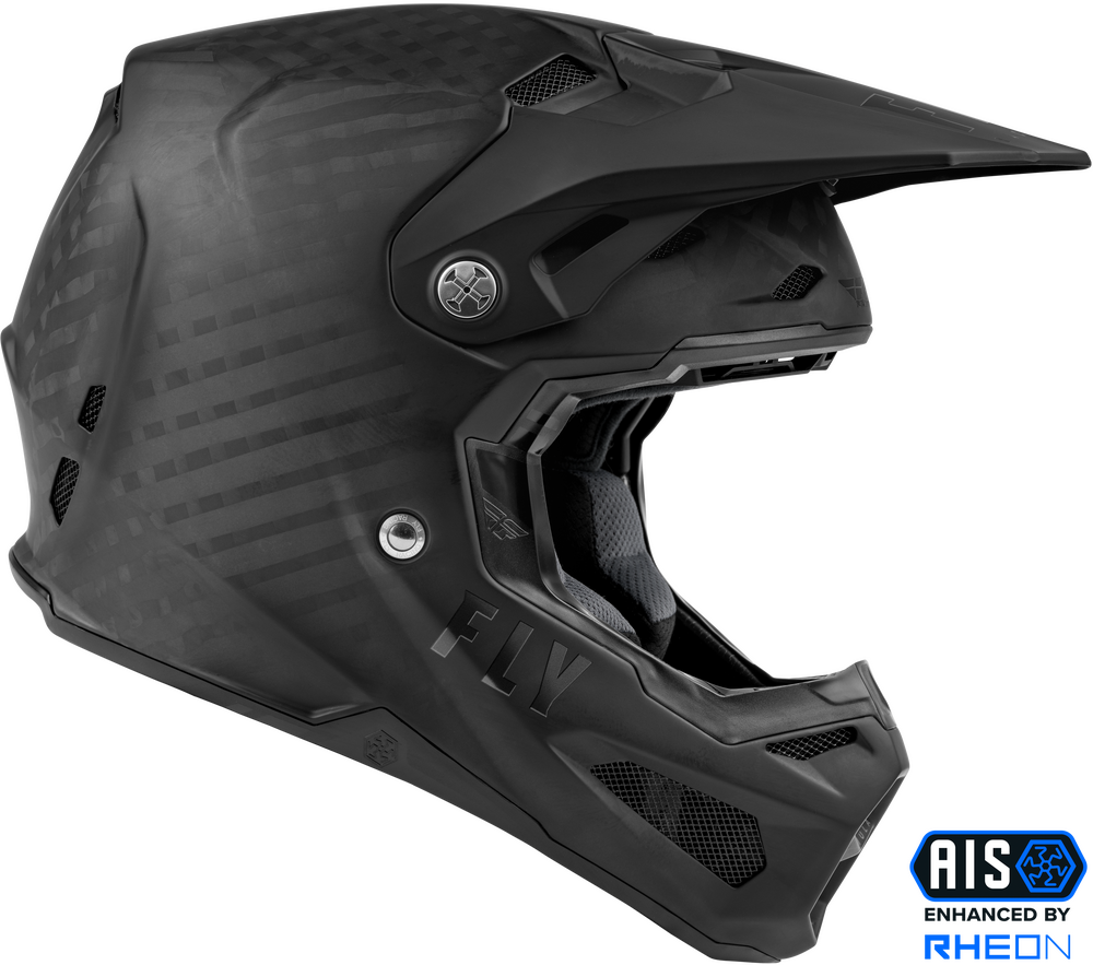 FLY RACING FORMULA CARBON SOLID HELMET MATTE BLACK CARBON