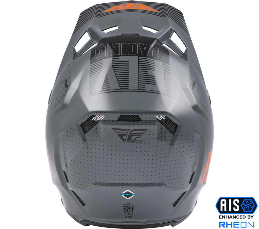 FLY RACING FORMULA CC PRIMARY HELMET GREY/ORANGE