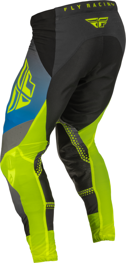 FLY RACING LITE PANTS GREY/BLUE/HI-VIS