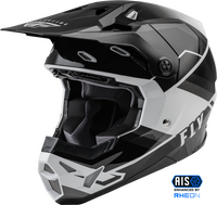 FLY RACING FORMULA CP RUSH HELMET GREY/BLACK/WHITE