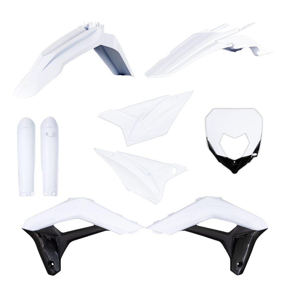 PLASTIC KIT END WHITE WITHOUT IPD