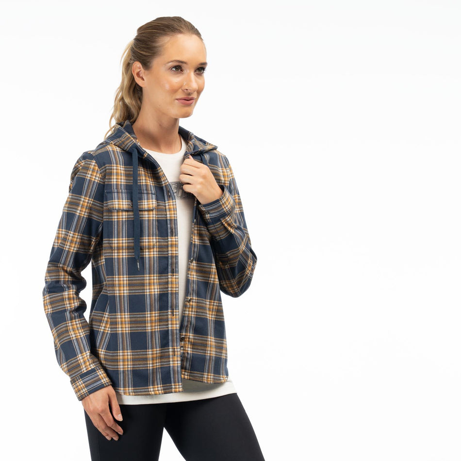 Ginny Mountain Midweight Stretch Flannel Hoodie