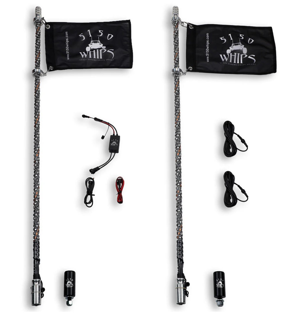 5150 PLATINUM 2x 187 LED WHIPS (1 PAIR) (Copy) – R&R Motorsports