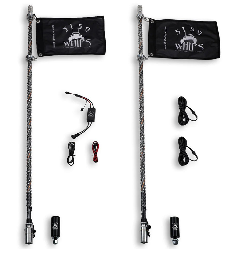 5150 PLATINUM 2x 187 LED WHIPS (1 PAIR) (Copy)