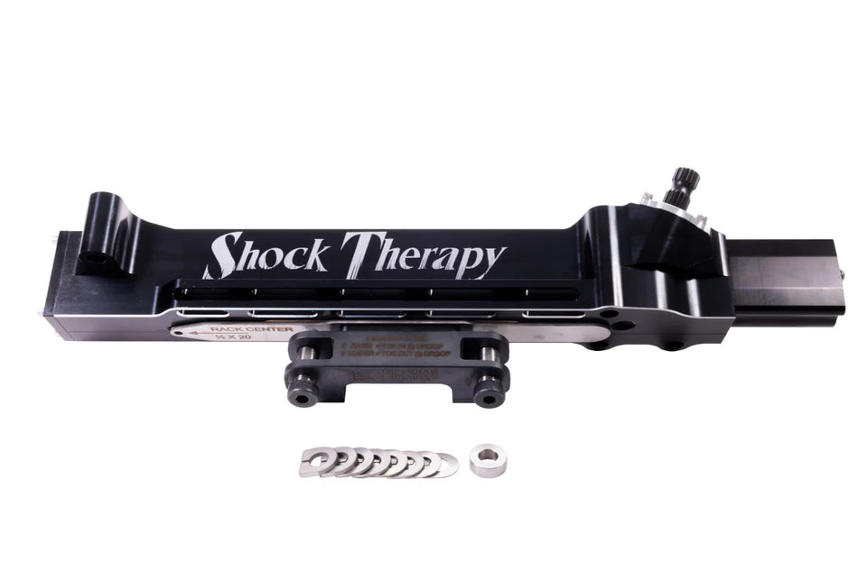 Can Am Maverick X3 Billet Aluminum Steering Rack for OEM Power Steering by Shock Therapy