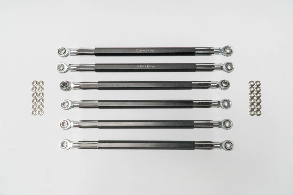 Billet Aluminum Radius Rod Kit By Shock Therapy for Can Am Maverick X3