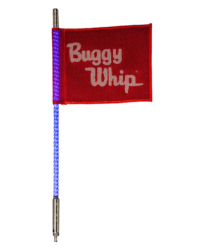 Buggy Whip 4' & 6' Standard Visibility Quick-Release LED Whip Lights