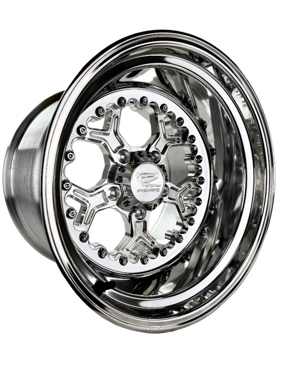 Pro 5 - FF Forged Polished - Silver RZR Pro R 5x4.5