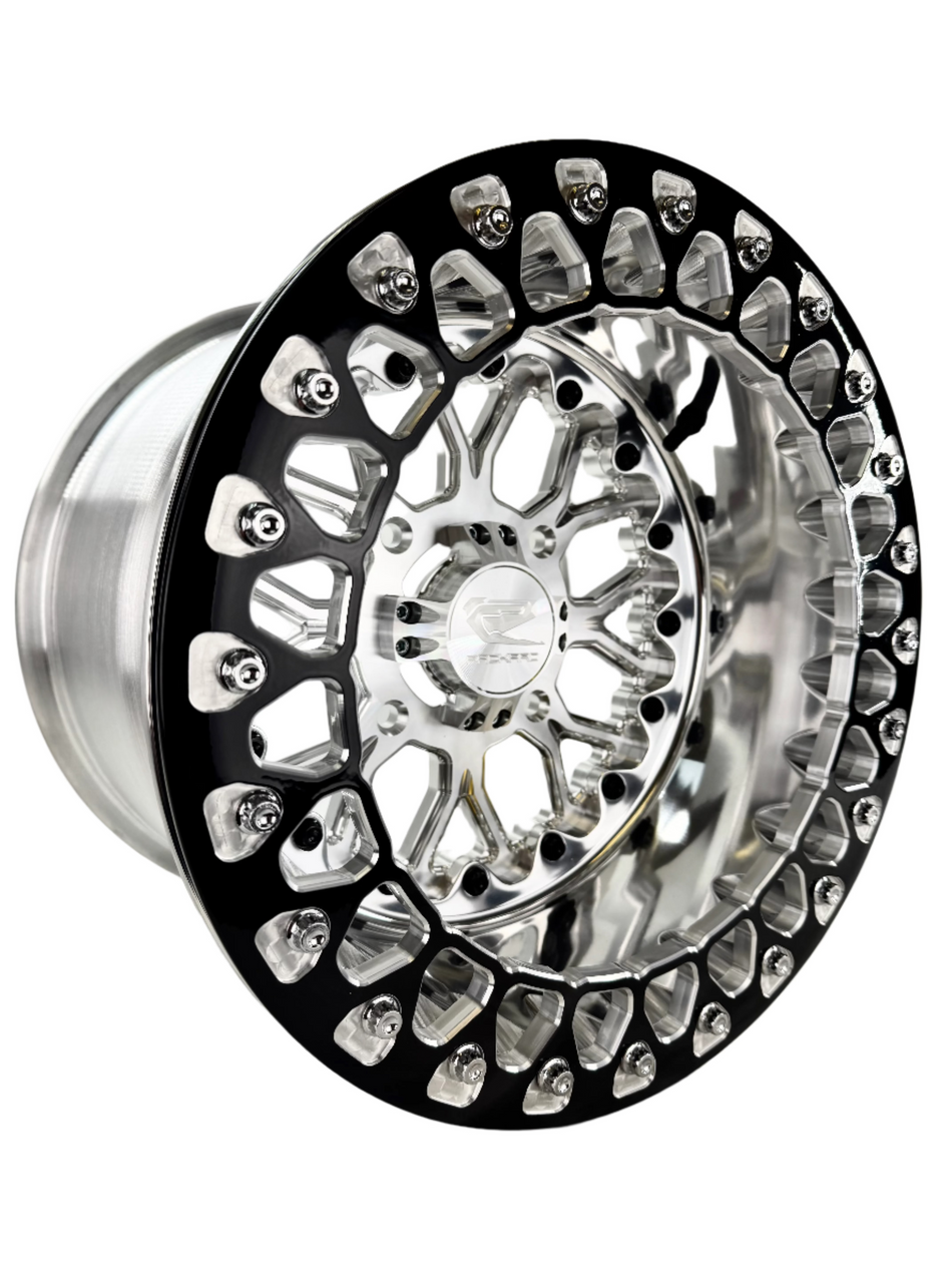Wishbone - FF Forged Polished Beadlock - Silver