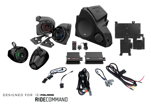 5 Speaker audio system for 2014+ Polaris RZR w/RideCommand