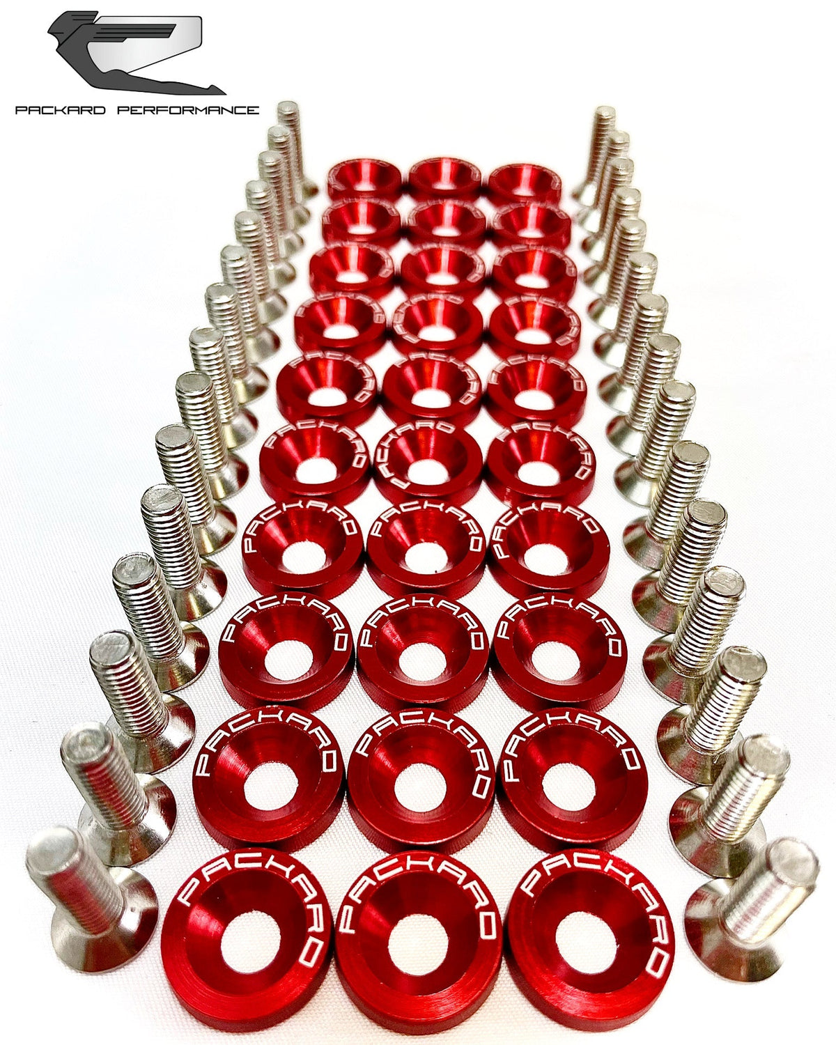 Black Performance Stringer Washers Packard Performance Billet Fender Washers 30pcs – R&R Motorsports