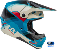 FLY RACING FORMULA CP RUSH HELMET BLACK/STONE/DARK TEAL