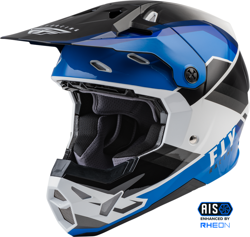 FLY RACING FORMULA CP RUSH HELMET BLACK/BLUE/WHITE
