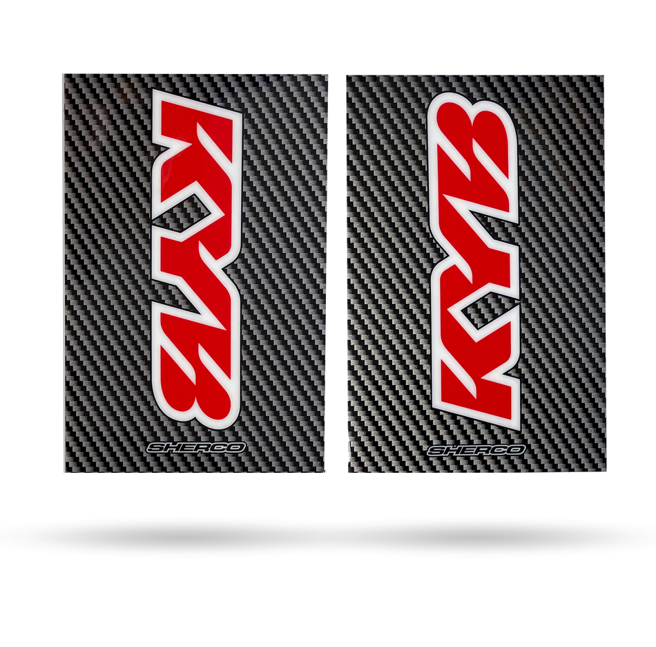 STICKERS FORK PROTECTION KYB SHERCO FACTORY CARBON