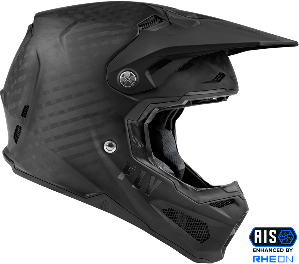 FLY RACING FORMULA CARBON SOLID HELMET MATTE BLACK CARBON