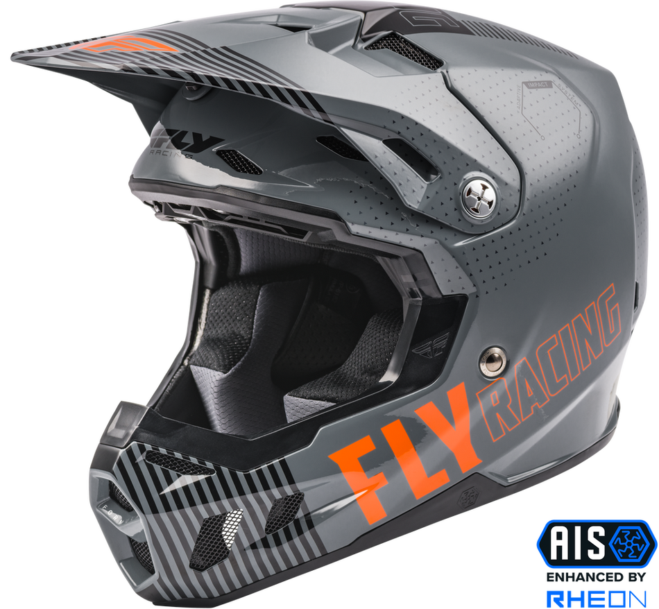 FLY RACING FORMULA CC PRIMARY HELMET GREY/ORANGE
